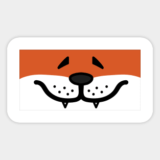 Fox Face Sticker